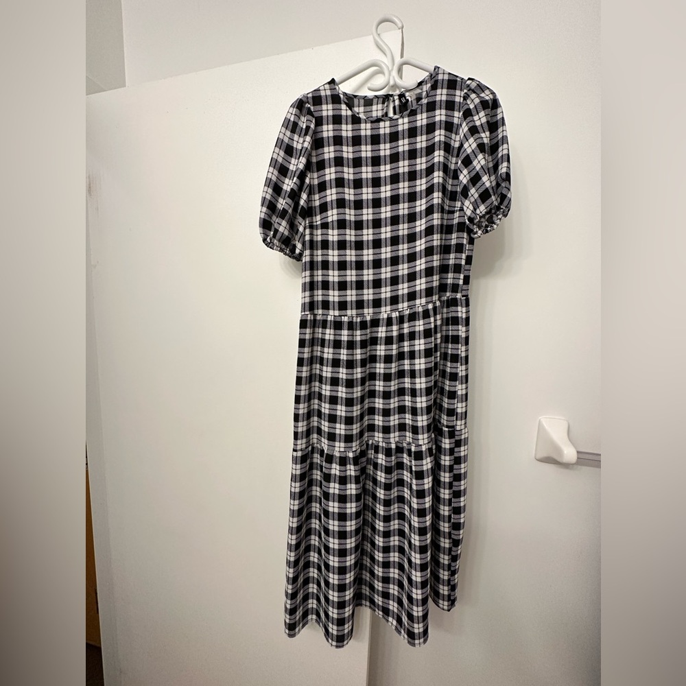 H&m Black and white dress